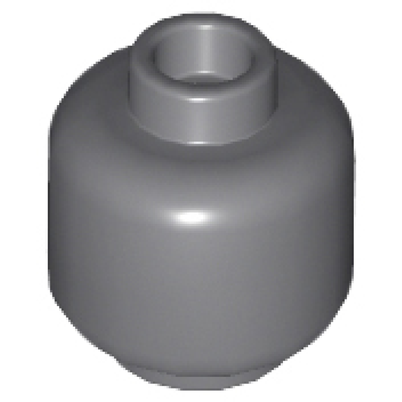 Hoofd Dark Bluish Gray